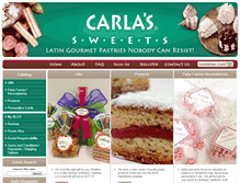 Tablet Screenshot of carlassweets.com